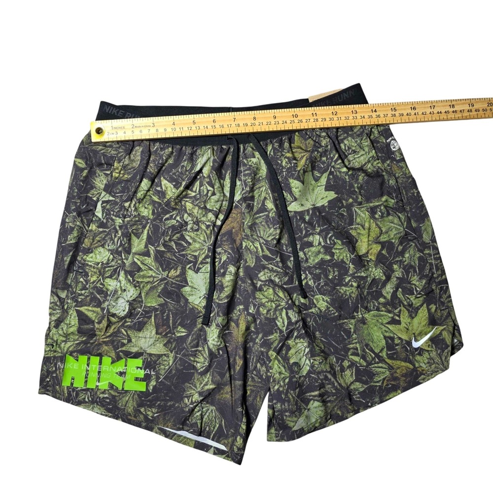 Nike Stride 7" Dri-FIT Camo Green Running Shorts Men's Small NWT IH4512-012 - Picture 4 of 11